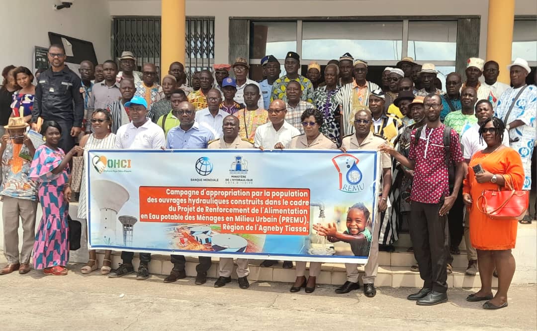 PREMU: Une Ong lance une campagne d’appropriation des ouvrages hydrauliques construits dans l’Agnéby-Tiassa