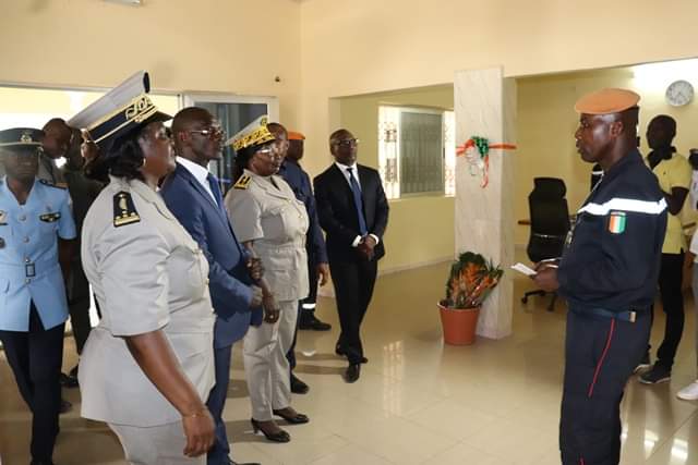 Côte d’Ivoire: Le ministre Vagondo Diomandé visite le Centre de protection civile de Niakaramandougou