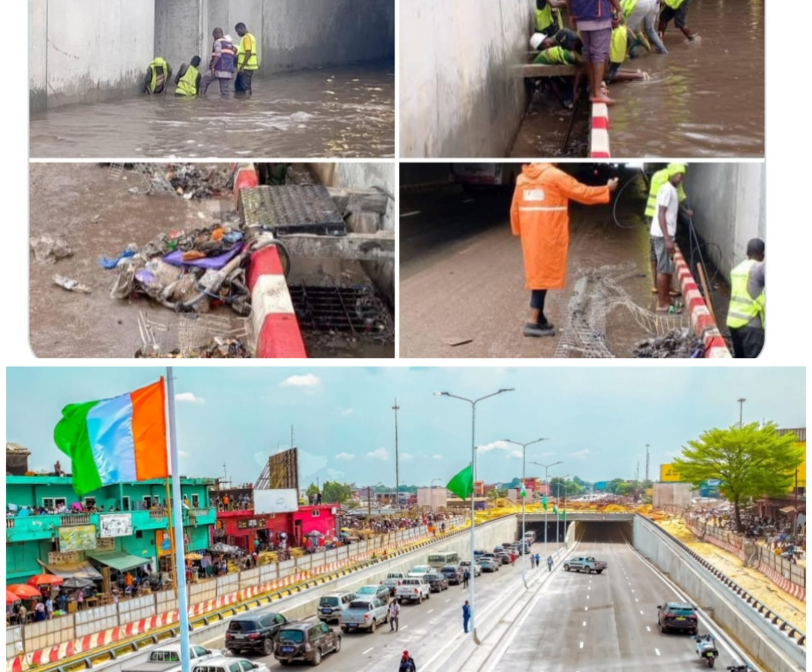 Comment l'inondation du tunnel d’Abobo démontre l'échec des différents Ministres de l’Environnement et de la Salubrité; Ouattara interpellé