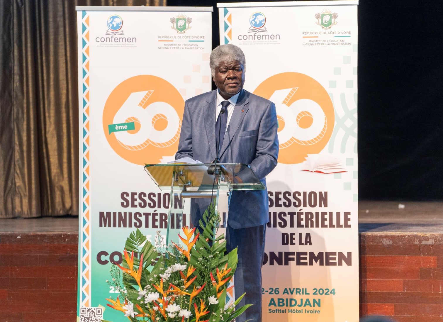 60ᵉ session ministérielle de la CONFEMEN: Le message de Beugré Mambé aux ministres de l'Éducation des États et gouvernements de la Francophonie