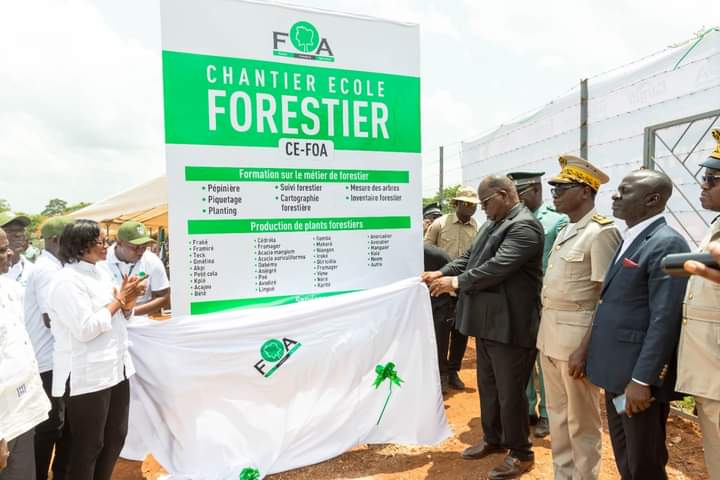 Côte d’Ivoire: Le ministre Laurent Tchagba inaugure le chantier-école forestier d'Angoda