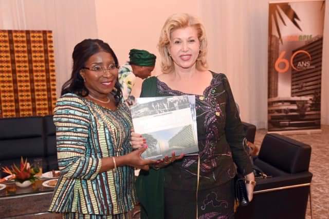 Célébration des 60 ans de l'Hôtel Ivoire: Mme Maférima Diarrassouba remercie Dominique Ouattara, marraine de l'événement