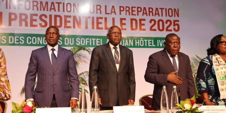 Présidentielle 2025 : Le RHDP sonne la mobilisation pour la victoire du président Ouattara au premier tour des élections