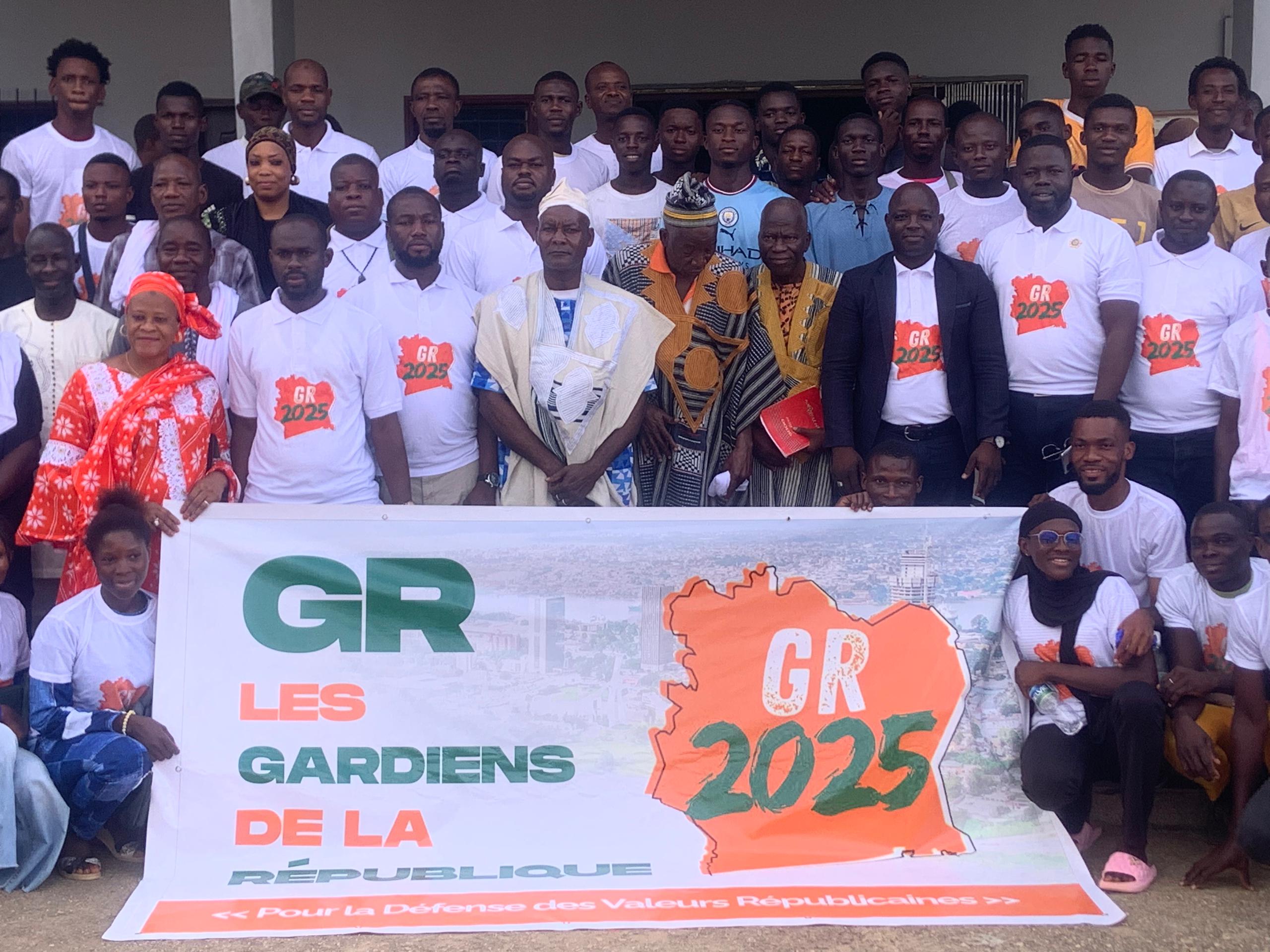 Le mouvement "Les Gardiens de la République" pour la candidature du Président Alassane Ouattara à la présidentielle de 2025