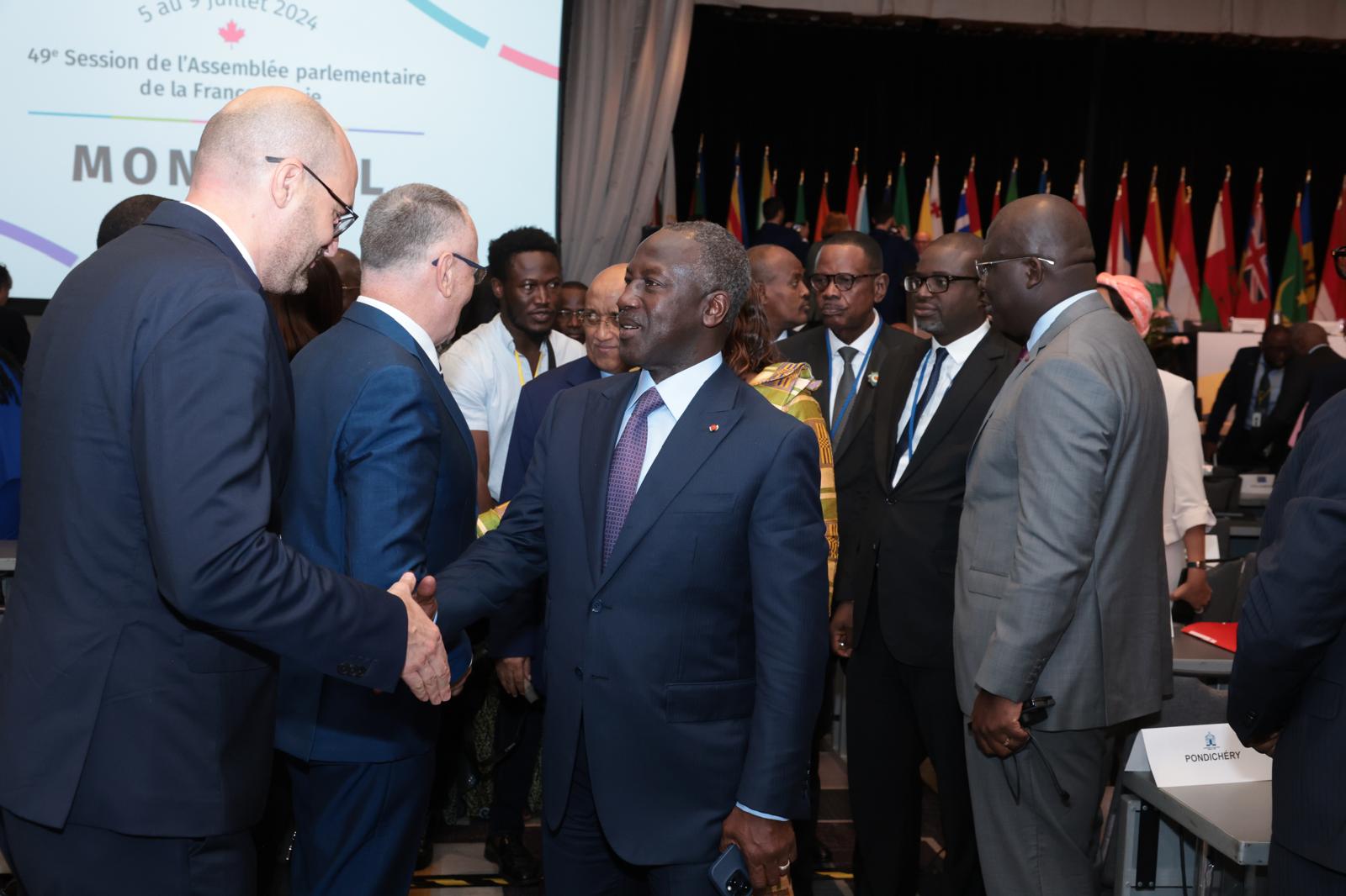 49e session de l'Assemblée parlementaire de la francophonie (APF): Adama Bictogo à l'honneur à Montréal 