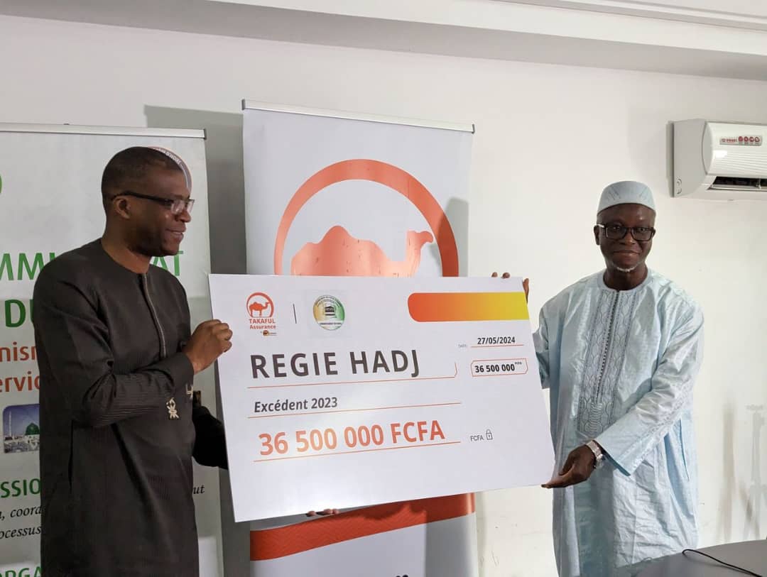 Le Commissariat du Hadj perçoit un excédent de 36,5 millions de Fcfa de Leadway Assurance 