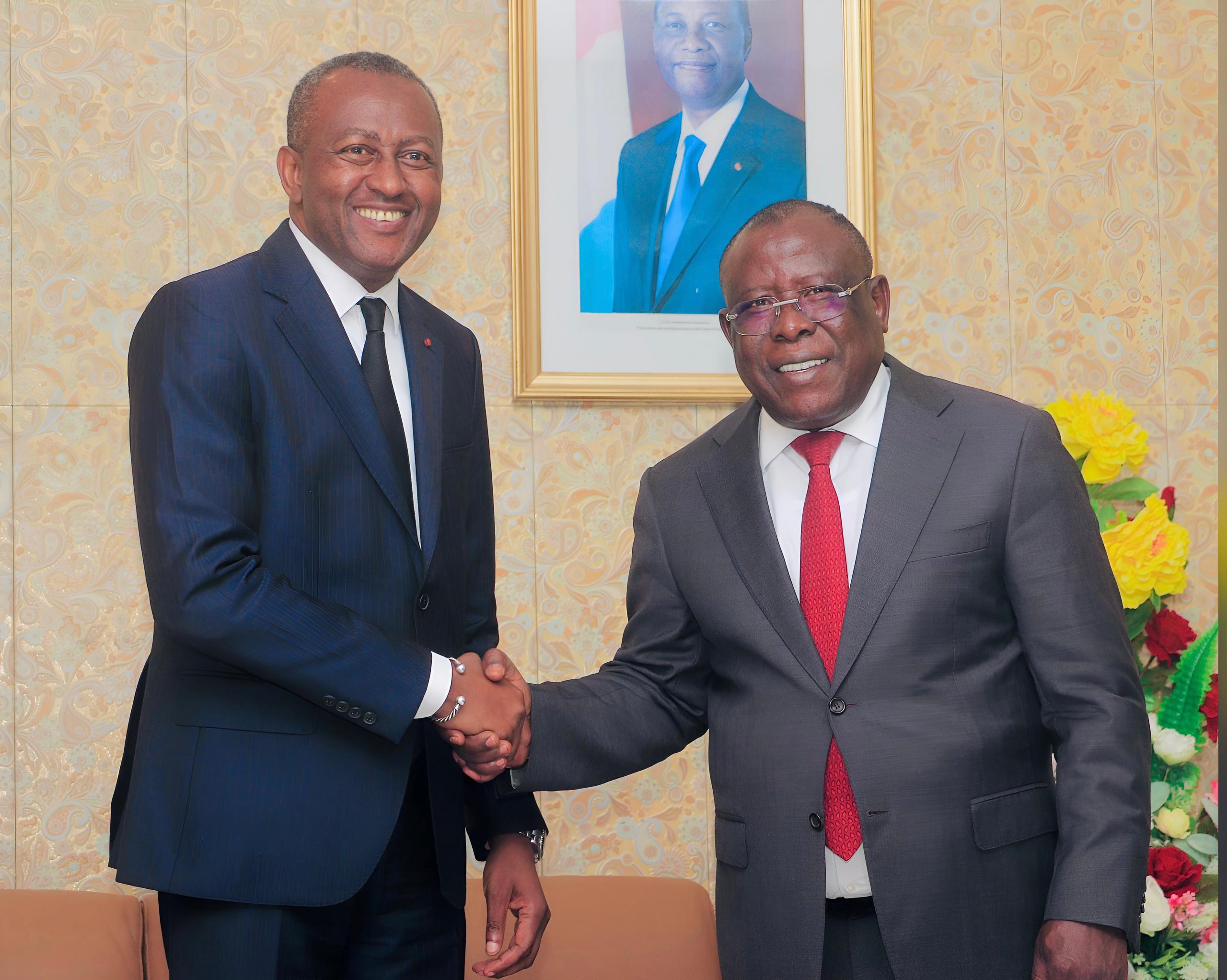 Abidjan: Rencontre fructueuse entre le ministre gouverneur Cissé Bacongo et la Chambre nationale des promoteurs et constructeurs agréés de Côte d’Ivoire (Cnpc-Ci)