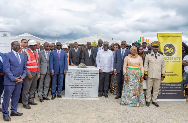 Logements sociaux: Après le site de la cité BAE à Yopougon, Beugré Mambé lance les travaux d'Akoupé-Zeudji