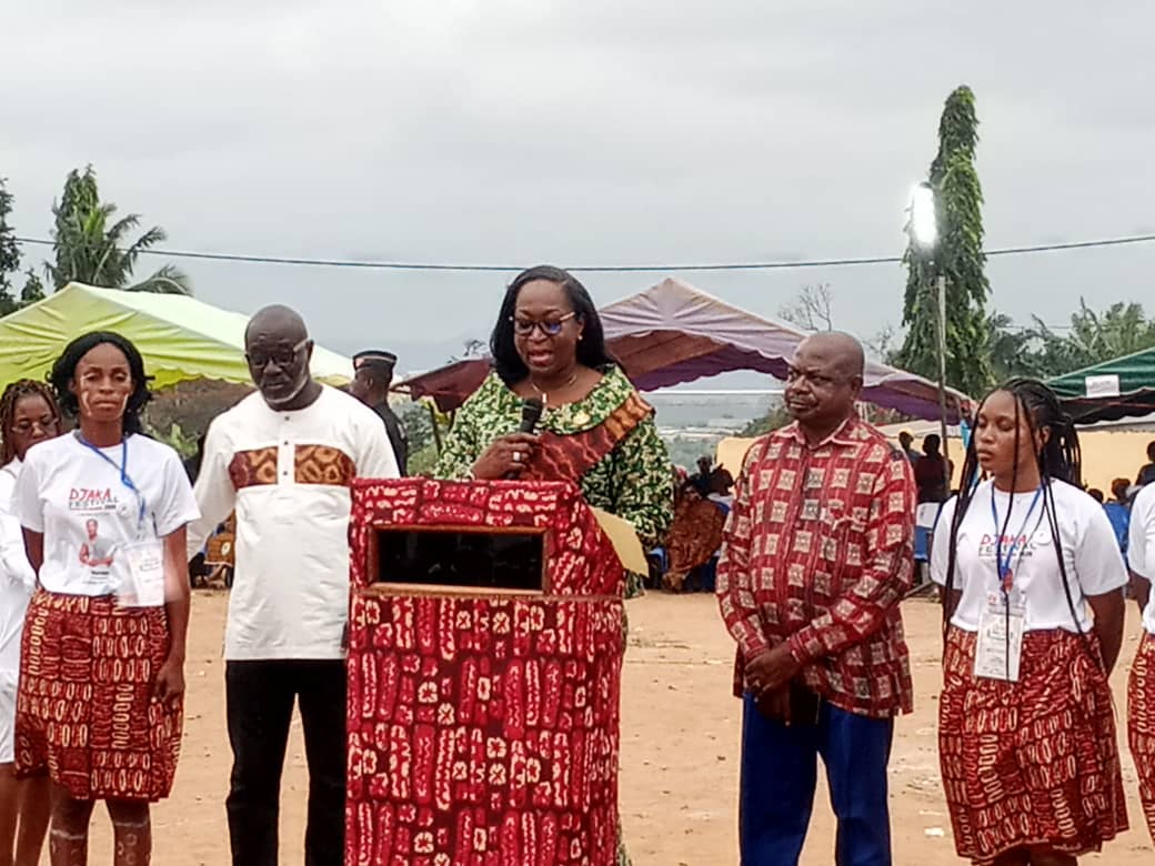 Djaka Festival Klalebé 2024 à Divo: Nadine Gneba appelle les jeunes du Lôh-Djiboua à s’intéresser au travail de la terre