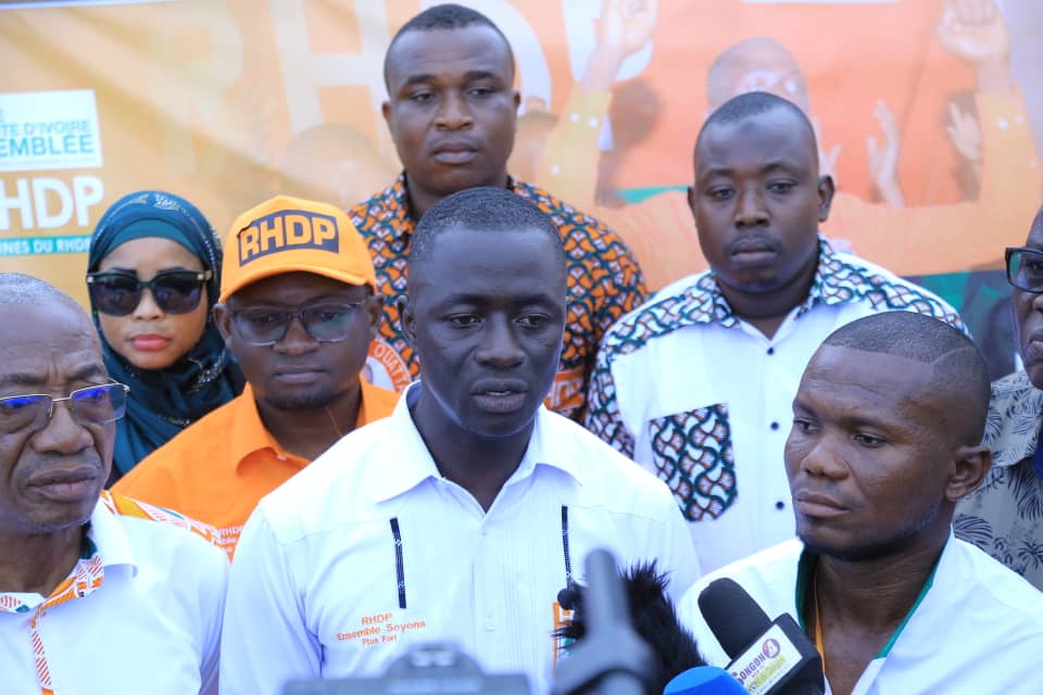 Révision de la liste électorale : Koné Mamadou (Pdt UJ-RHDP) vise "au moins un million de jeunes" pour faire gagner le RHDP en 2025 dès le premier tour