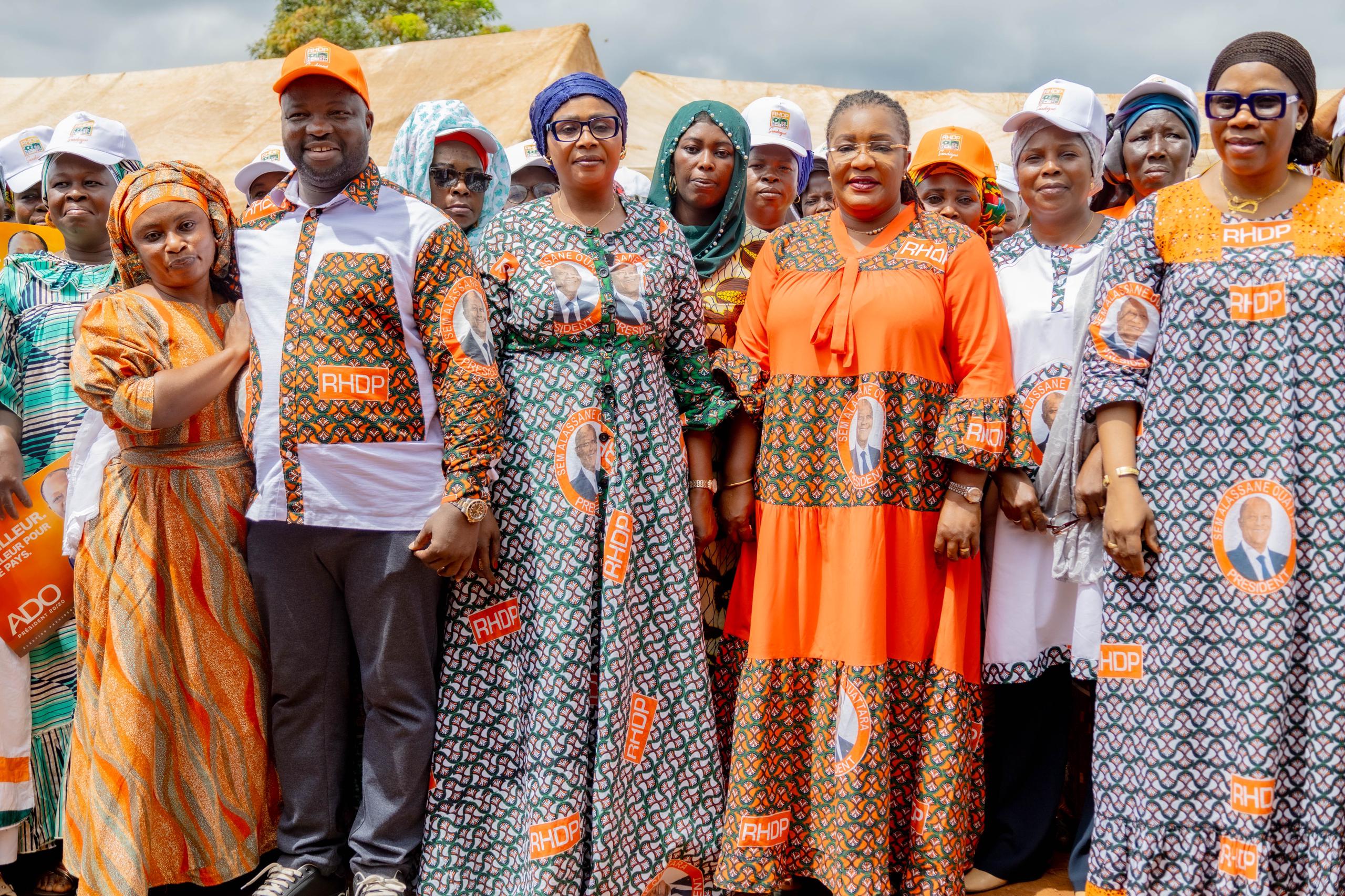 Madame Harlette Badou N’GUESSAN Épouse KOUAMÉ, Présidente nationale de l’UF-RHDP