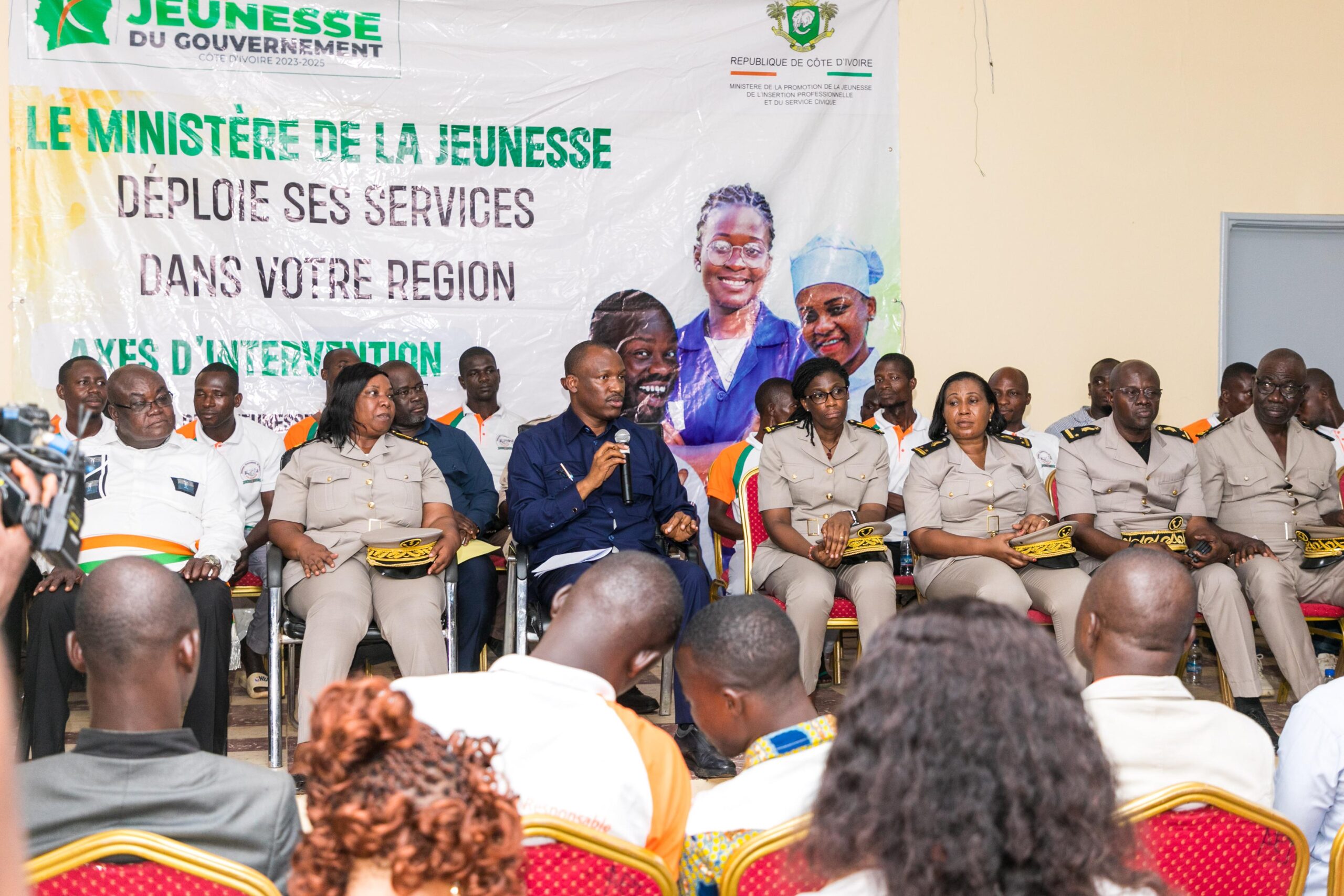 Programme Jeunesse du gouvernement : Plusieurs jeunes de la région de Gbêkê rendent témoignage et expriment leur reconnaissance au Président Ouattara 