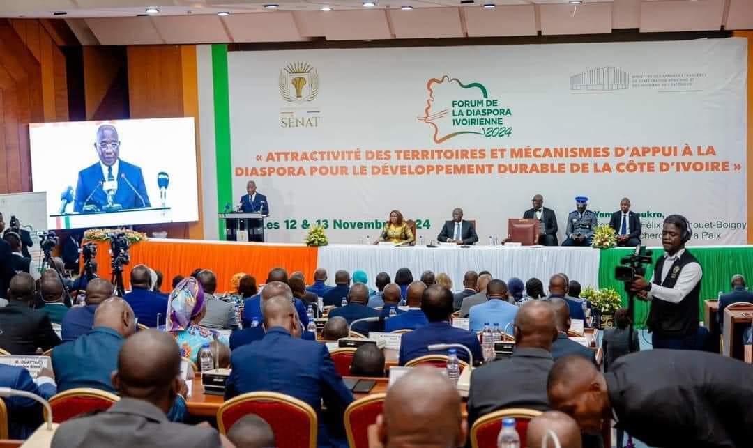 Yamoussoukro : Ouattara Dramane dit "OD" se félicite de l'organisation du Forum de la Diaspora Ivoirienne par le Sénat