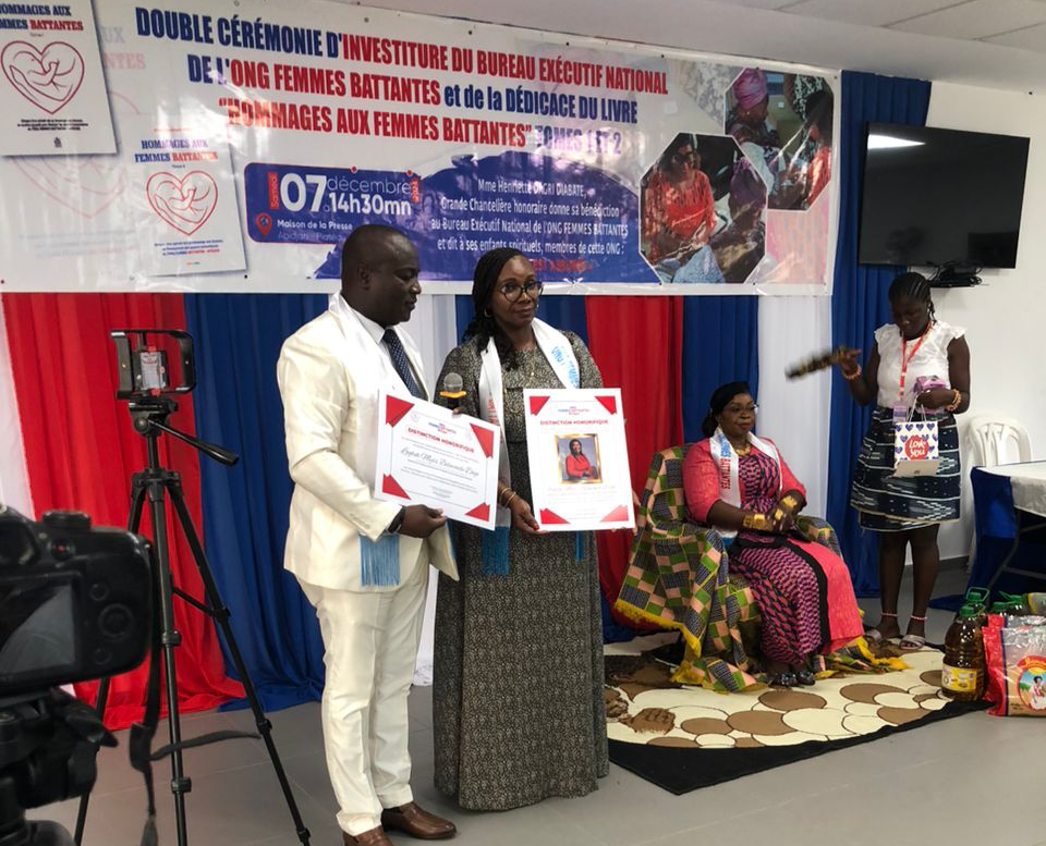 Investiture du Bureau de l'ONG Femmes Battantes Afrique : Grande mobilisation pour l'autonomisation et les droits de la femme