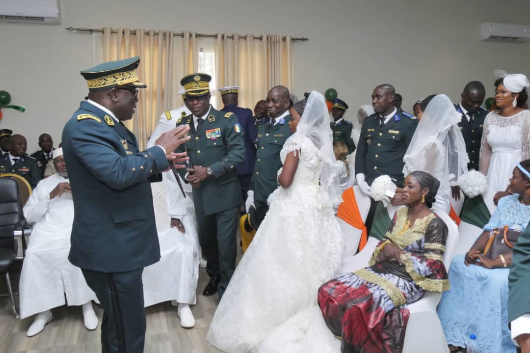 Mariage collectif des Forces Armées de Côte d’Ivoire: 439 unions de militaires célébrées en 2024