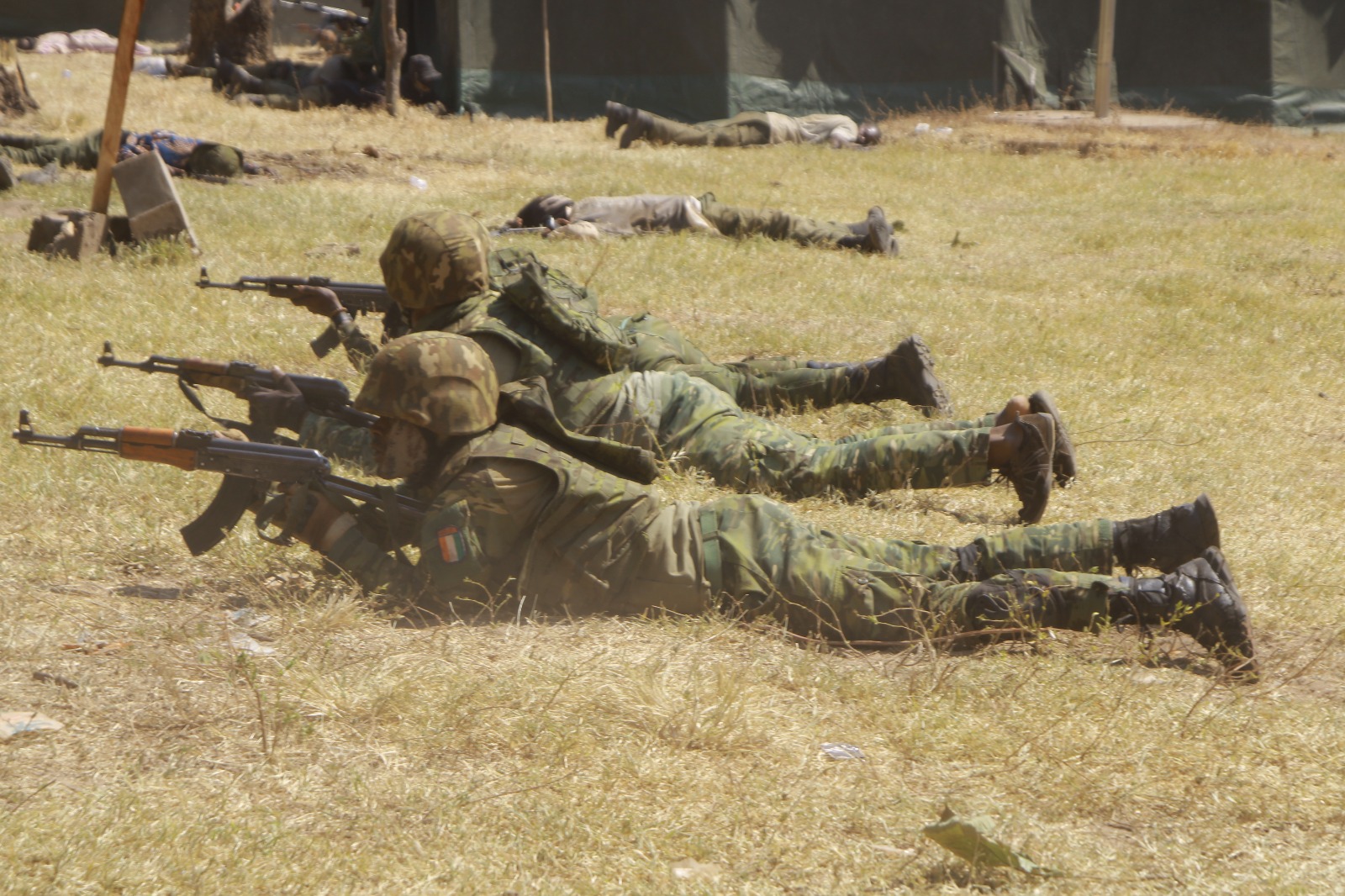 Bondoukou: Un exercice militaire grandeur nature mené à Sorobango par l'armée ivoirienne